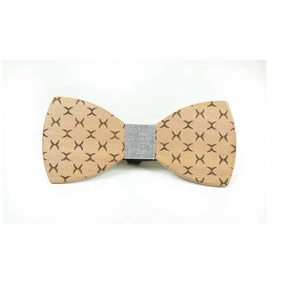 Gorgeous Wood  Bowtie Modgoo Xray Grey / - Picture 2 of 7